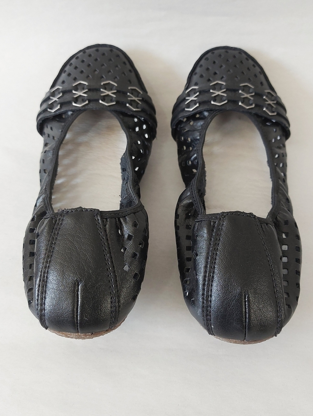 Rieker Women Comfort Casual Stitching Perforated Ballet Flats Slip-on Size 38 EU - Picture 6 of 10